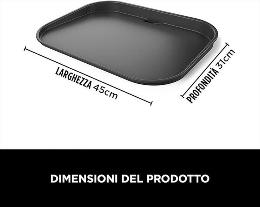 Immagine del prodotto NINJA - PIASTRA LISCIA PER BBQ ELETTRICO NINJA WOODFIRE XL-Nero