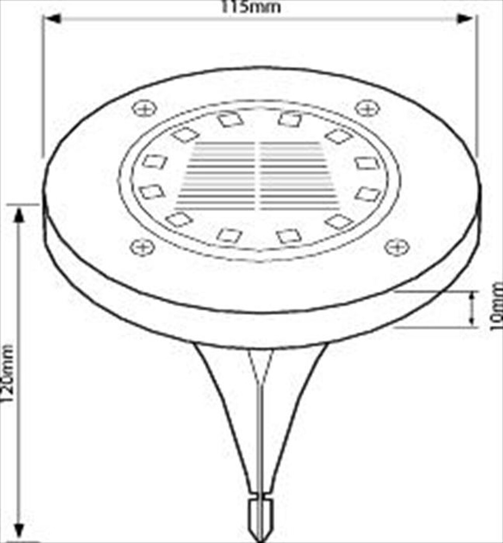 Immagine del prodotto REXER - Luce led solare segnapasso RXSOL10003