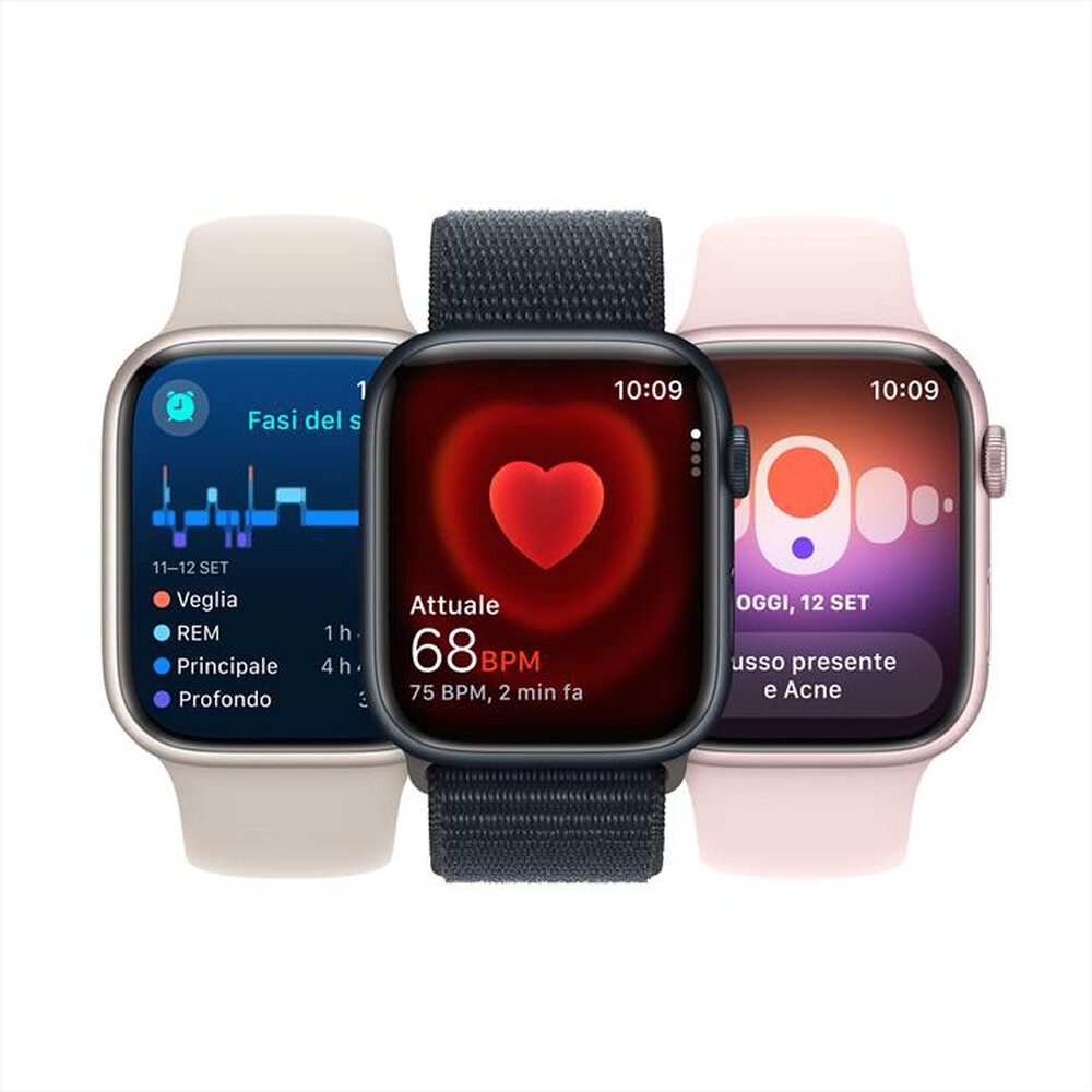 Immagine del prodotto APPLE - Watch Series 9 GPS Cassa 45mm - M/L-Mezzanotte