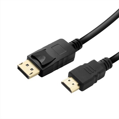 SBS - DisplayPort - HDMI connection 1,8 m-Nero