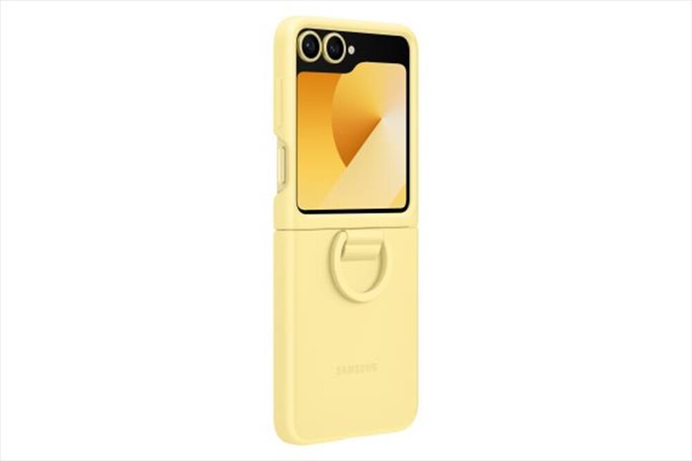 Immagine del prodotto SAMSUNG - Cover SILICONE RING CASE per Galaxy Z Flip6-Yellow