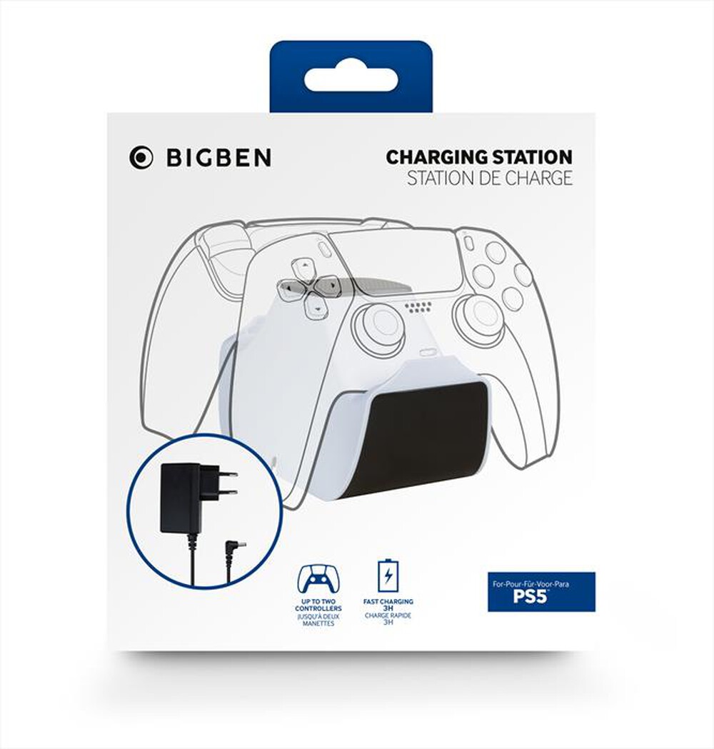 Immagine del prodotto NACON - BASE RICARICA ACADAPTOR 2 CONTROLLER DUALSENSE PS5-Nero