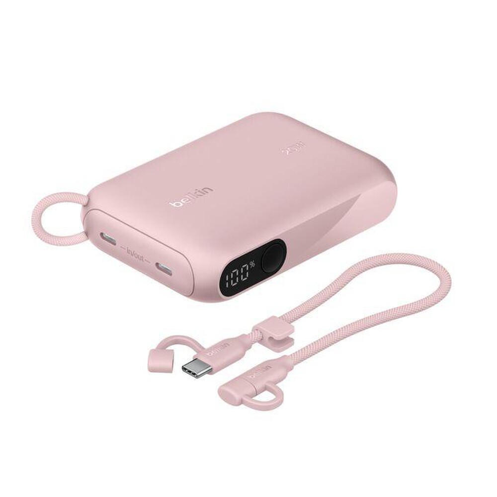 Immagine del prodotto BELKIN - Power Bank 10000 mAh, 2 porte USB-C-Rosa