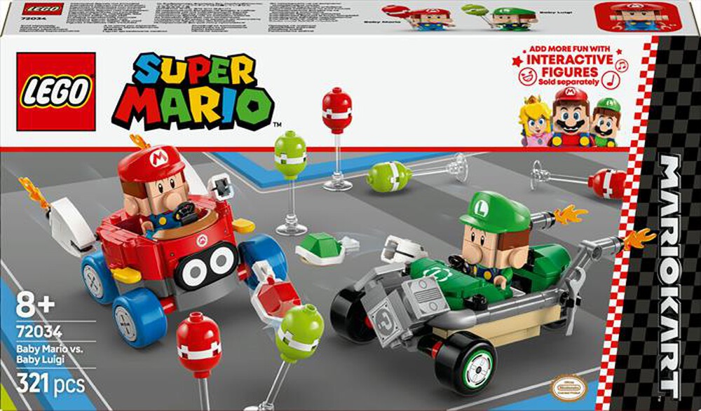 Immagine del prodotto LEGO - SUPER MARIO Mario Kart Baby Mario Baby Luigi 72034