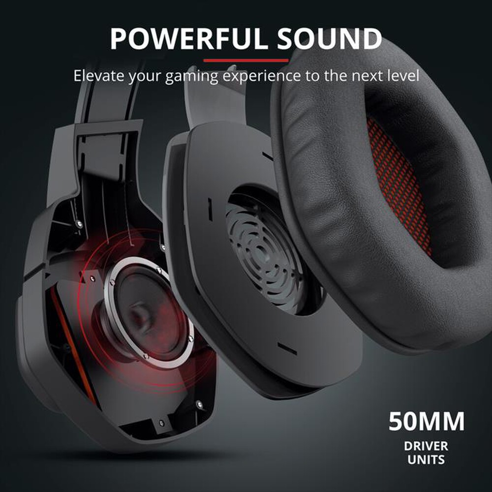 Immagine del prodotto TRUST - GXT448 NIXXO ILLUMINATED HEADSET-Black/Red