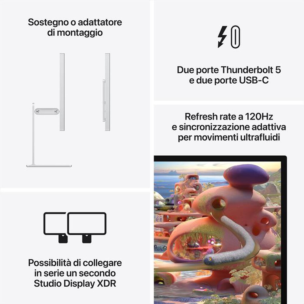 Immagine del prodotto APPLE - Studio Display XDR - Sostegno alt/incl regolabile-Vetro nanotexture