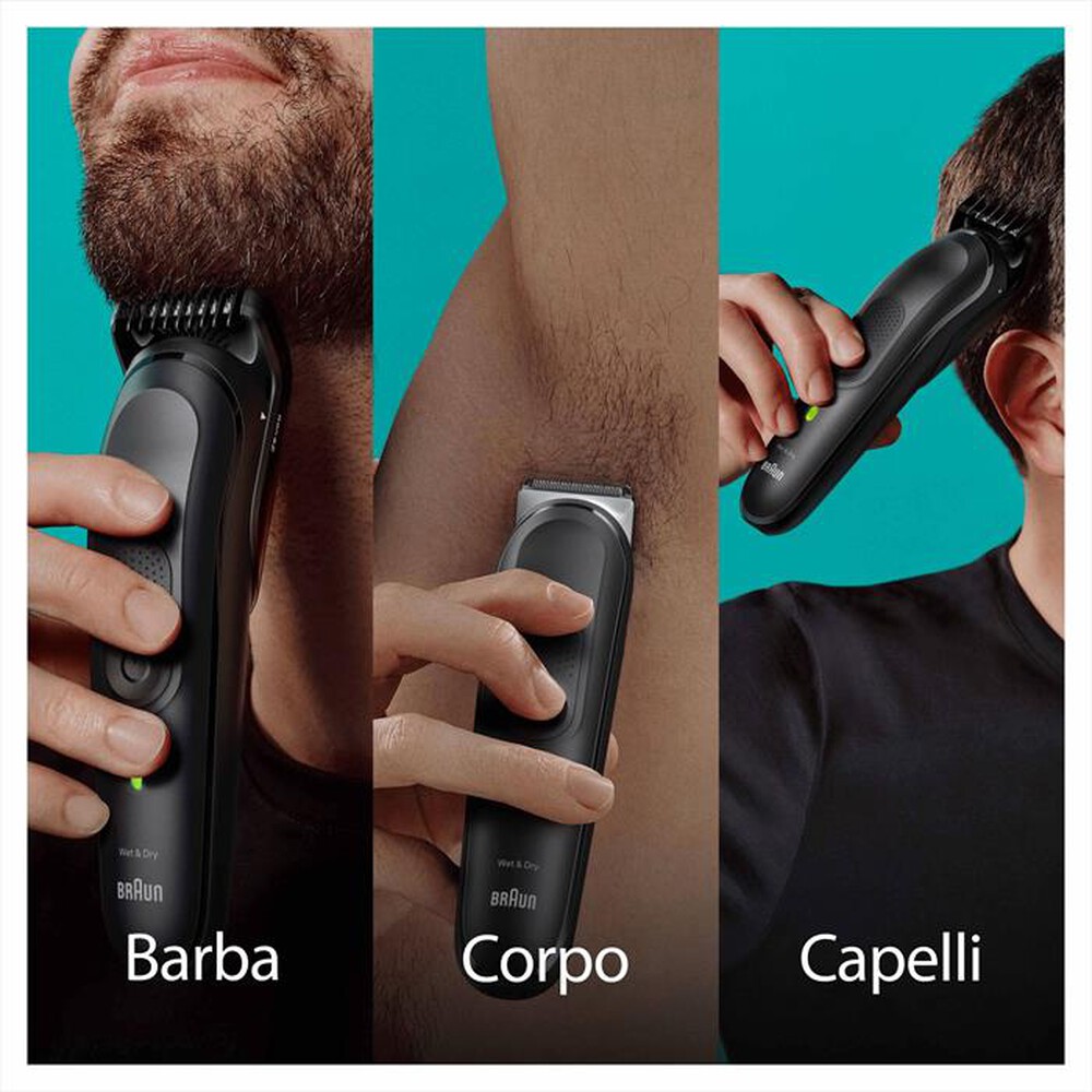 Immagine del prodotto BRAUN - Regolabarba MGK7470-NERO OPACO
