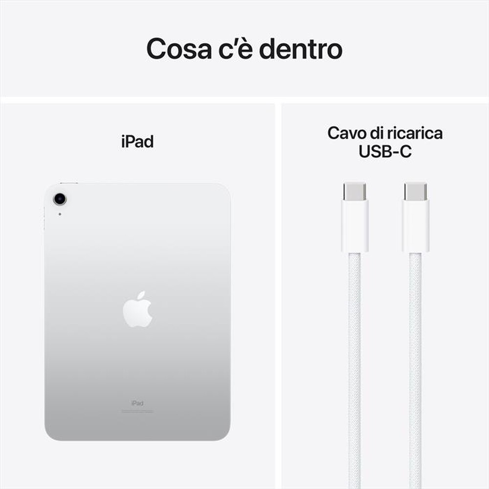 Immagine del prodotto APPLE - iPad 10.9 Wi-Fi 256GB-Argento