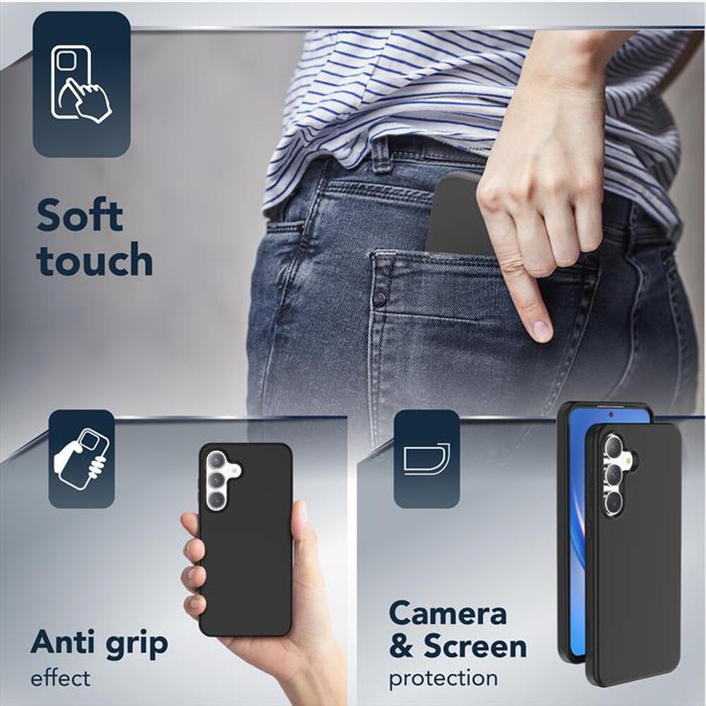 Immagine del prodotto CELLULARLINE - Cover SENSATION+ per Galaxy S25+-Nero