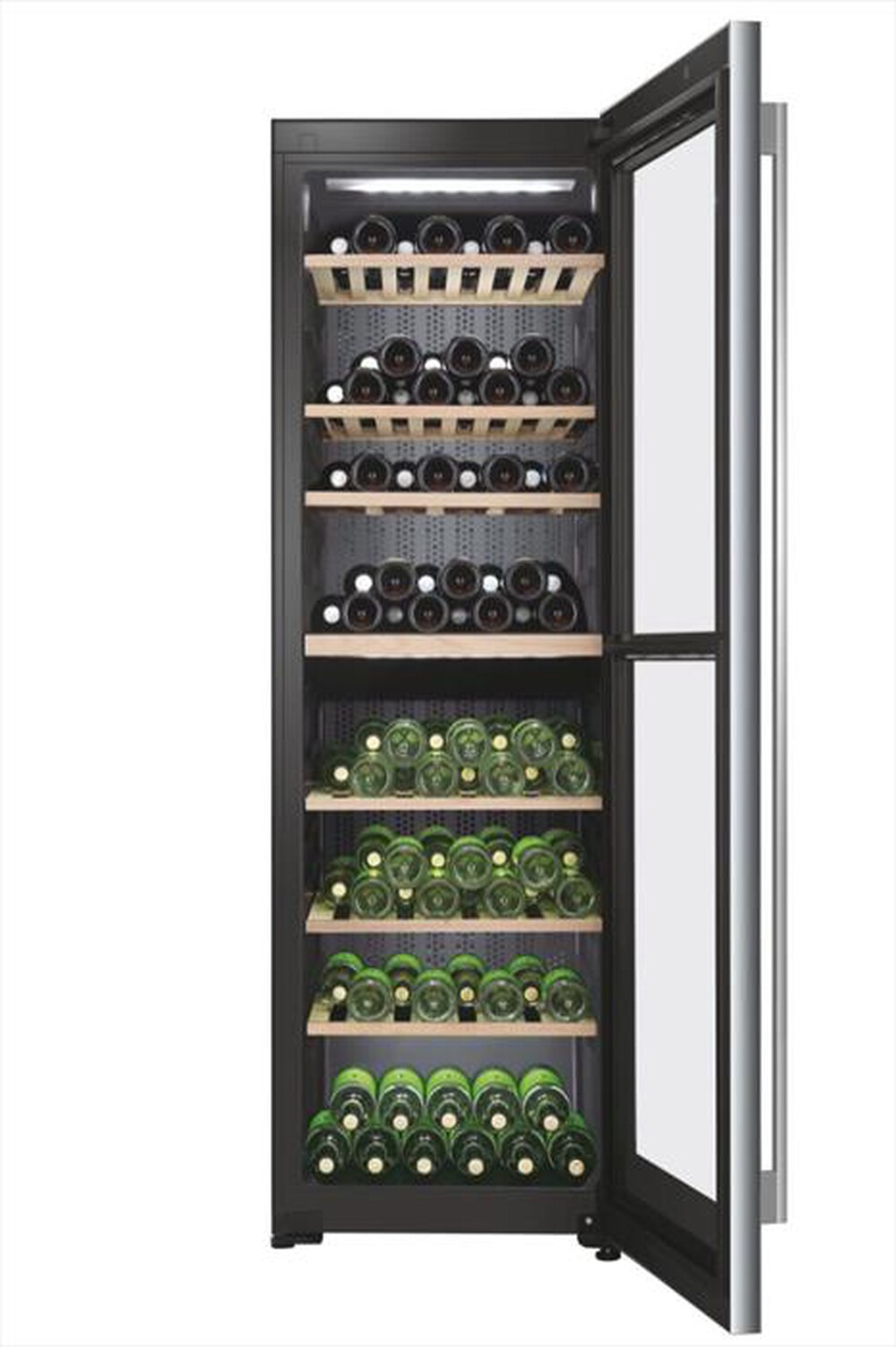 Immagine del prodotto HAIER - Cantinetta WS137GDNFI Classe F 137 bottiglie-Nero