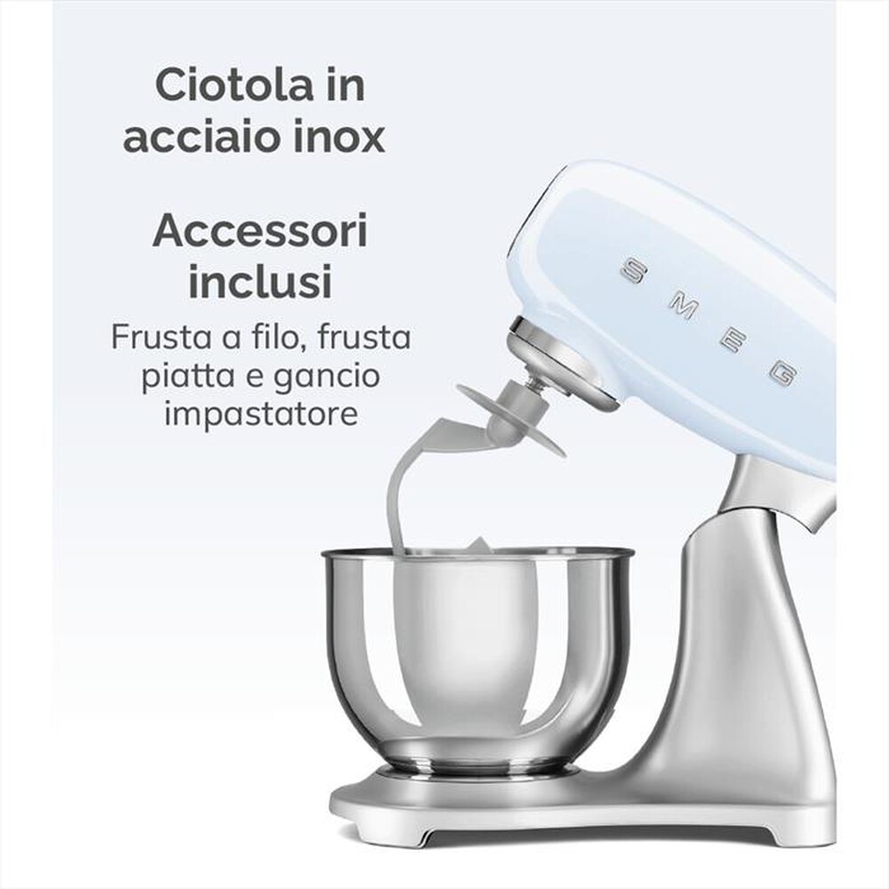 Immagine del prodotto SMEG - Impastatrice Standard 50's Style &ndash; SMF02PKEU-ROSA
