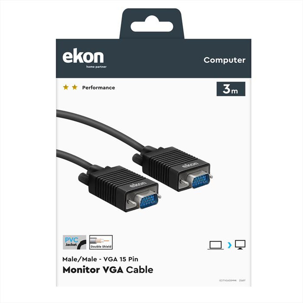 Immagine del prodotto EKON - ECITVGA30MMK-Nero