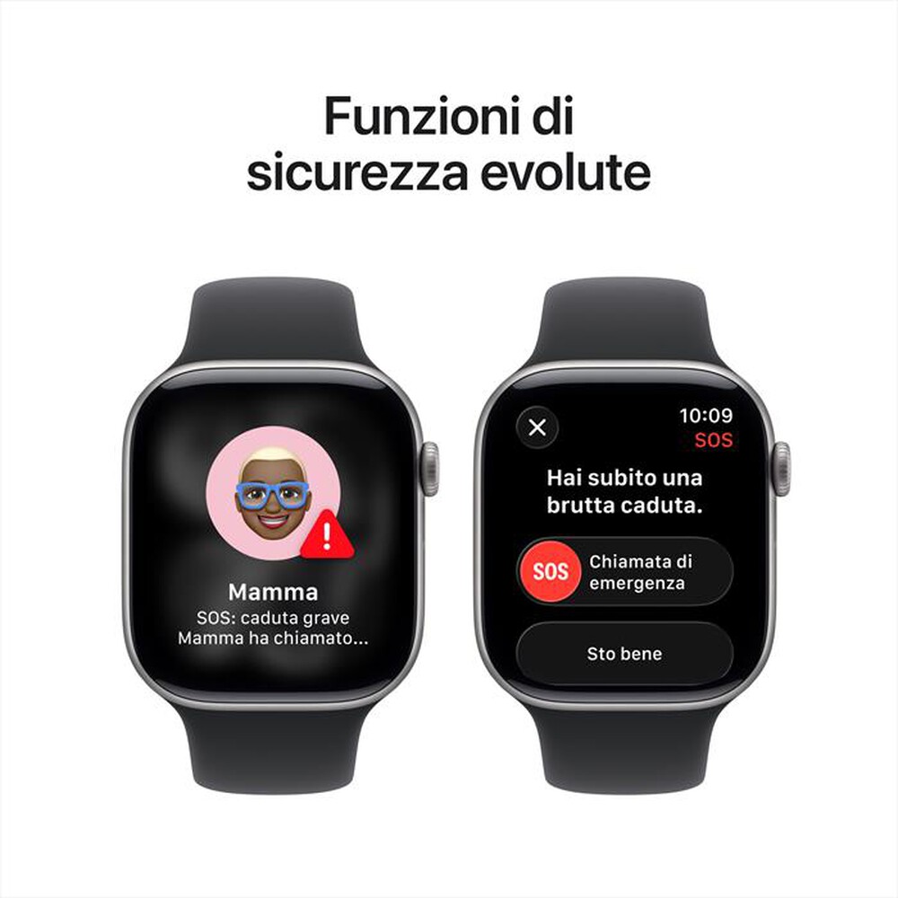 Immagine del prodotto APPLE - Watch Series 11 GPS + Cellular 46mm Alluminio-Grigio -Sport Band Nero - M/L