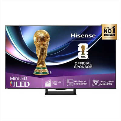 HISENSE - Smart Tv Mini LED PRO 65" 4K 65U7Q PRO 165Hz-NERO