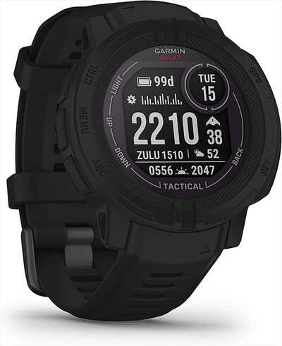 GARMIN - Smartwatch Instinct 2 Solar - Tactical-Nero