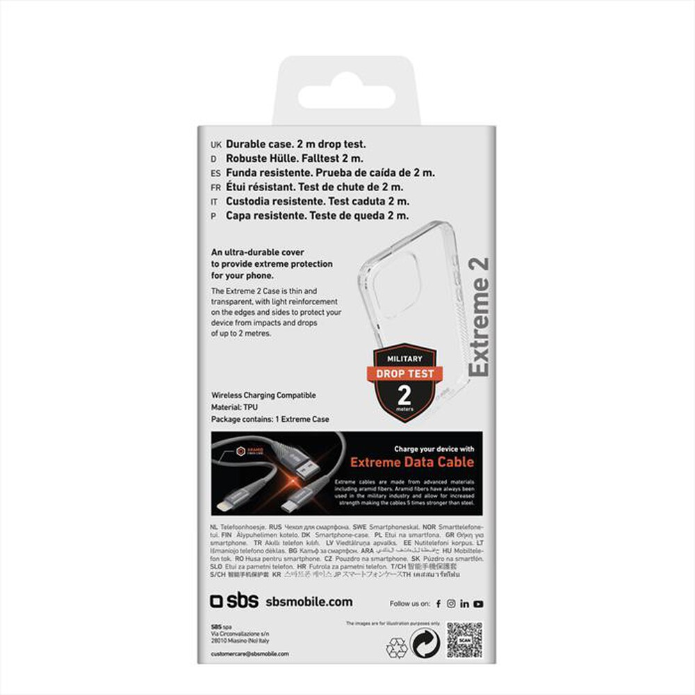 Immagine del prodotto SBS - Cover Extreme 2 iPhone 16 Pro Max TEUNBKEX2IP1667P