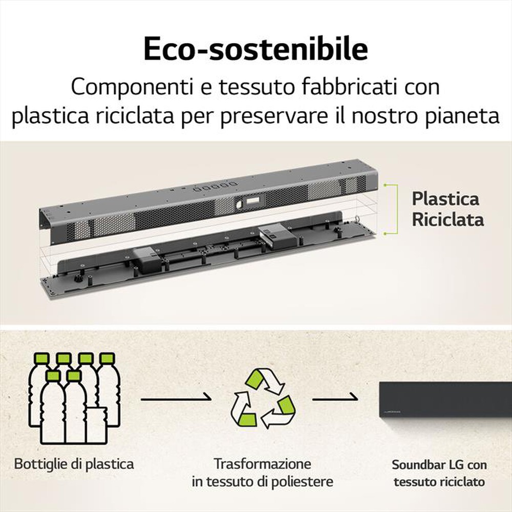 Immagine del prodotto LG - Soundbar S60Q.CEUSLLK-Nero