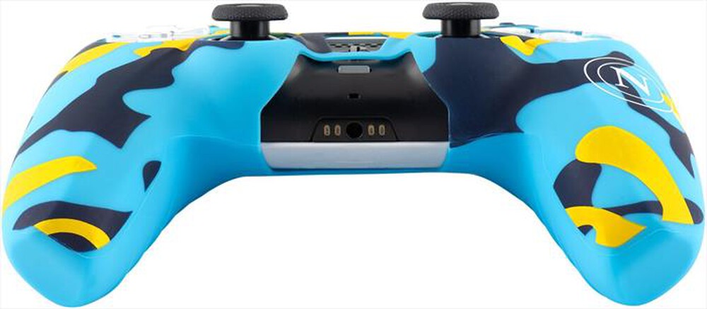 Immagine del prodotto QUBICK - CONTROLLER SKIN SSC NAPOLI CAMO (PS5)-Azzurro, Nero e Giallo