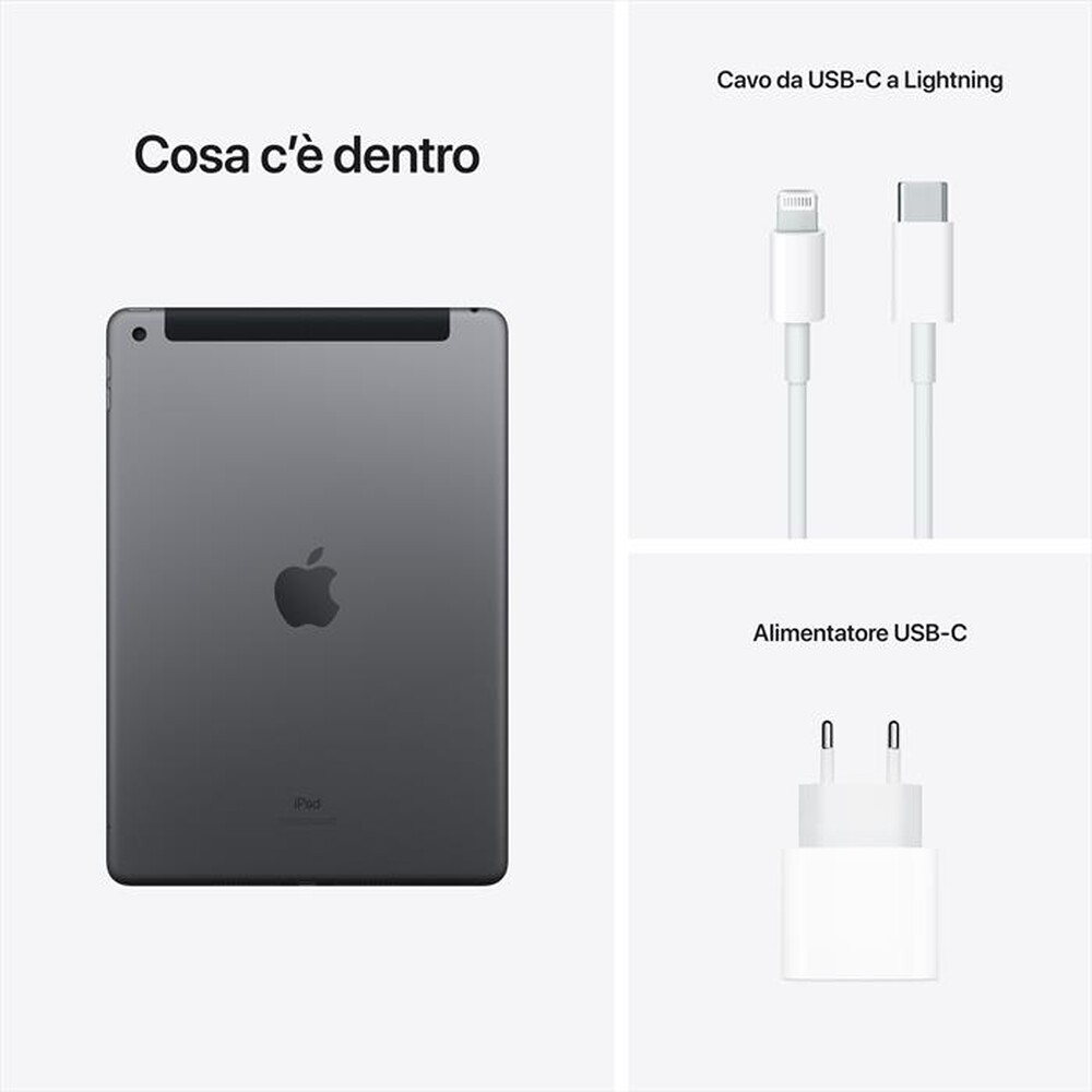 Immagine del prodotto APPLE - iPad 10.2" Wifi+Cellular 64GB-Grigio Siderale