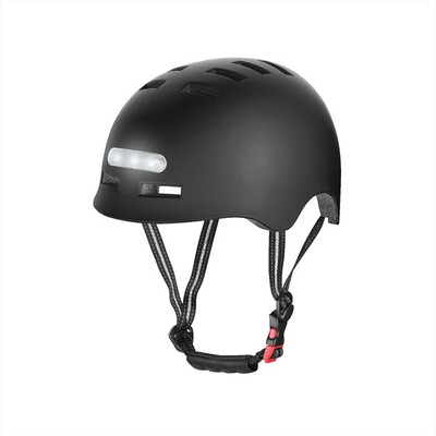 NEWRBAN - Casco per adulti con led Taglia L NEWMLEDHELMETLK-Nero