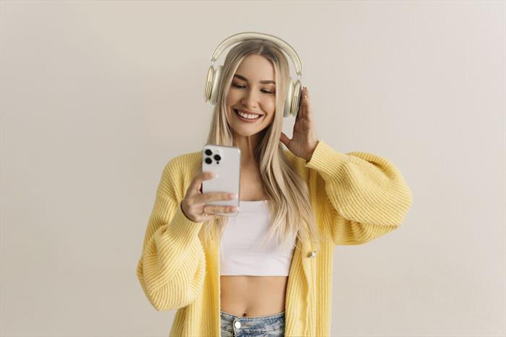 Immagine del prodotto MUSIC SOUND - Cuffia wireless BTHEADBMSAURIXW AURIX-Bianche