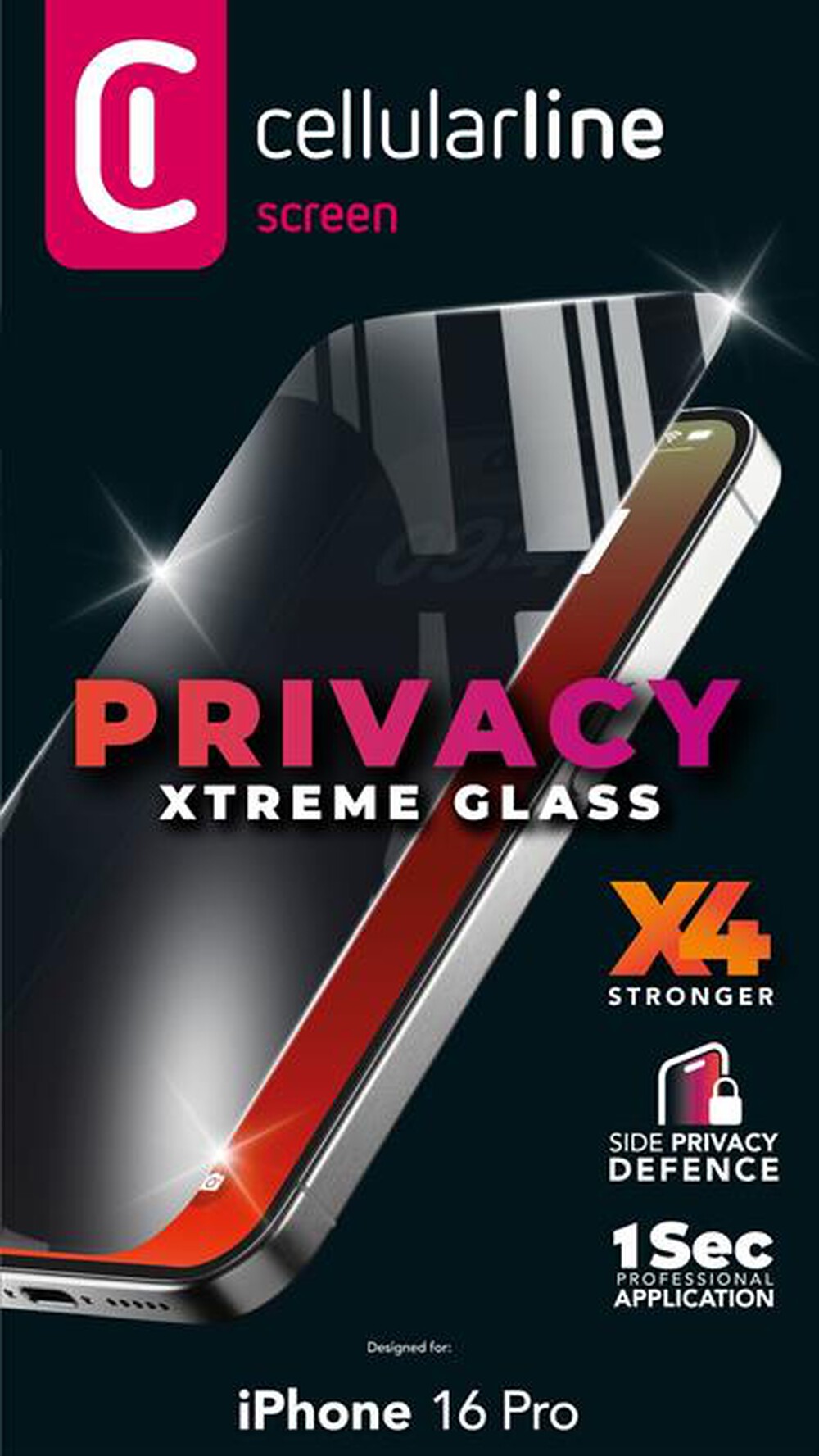 Immagine del prodotto CELLULARLINE - XTRSPYGLASIPH16PRO-Trasparente