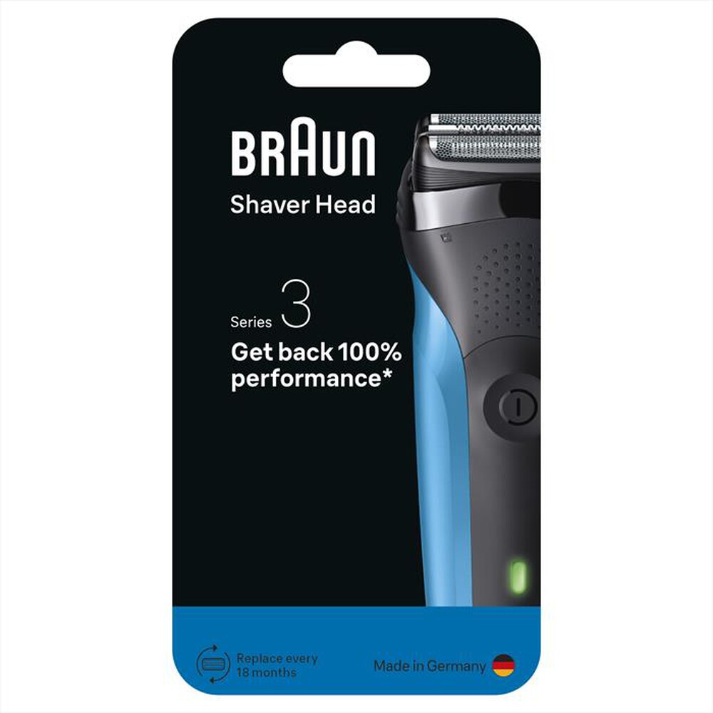 Immagine del prodotto BRAUN - Testina di Ricambio ORIGINALE MALHRREMKP 21B-NERO