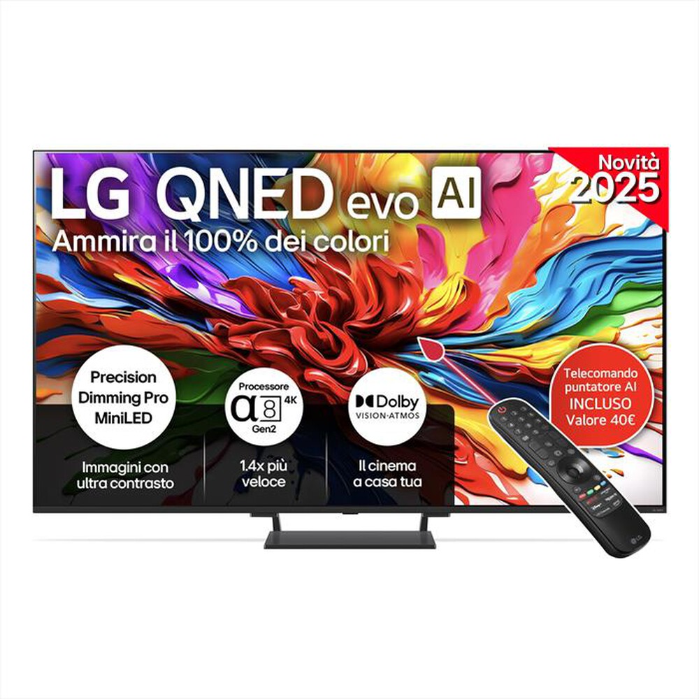 Immagine del prodotto LG - Smart TV MINI LED UHD 4K 85" QNED evo 85QNED93A6AQ-Black