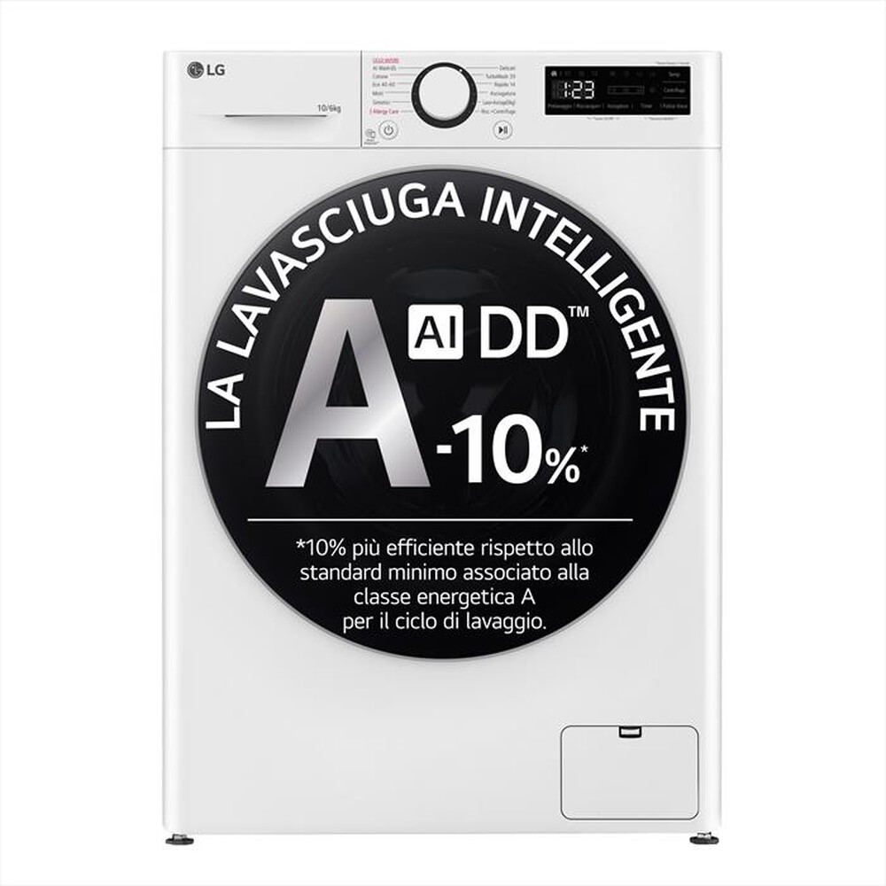 Immagine del prodotto LG - Lavasciuga D4R5010TSWS 10/6 Kg Classe A-Bianco