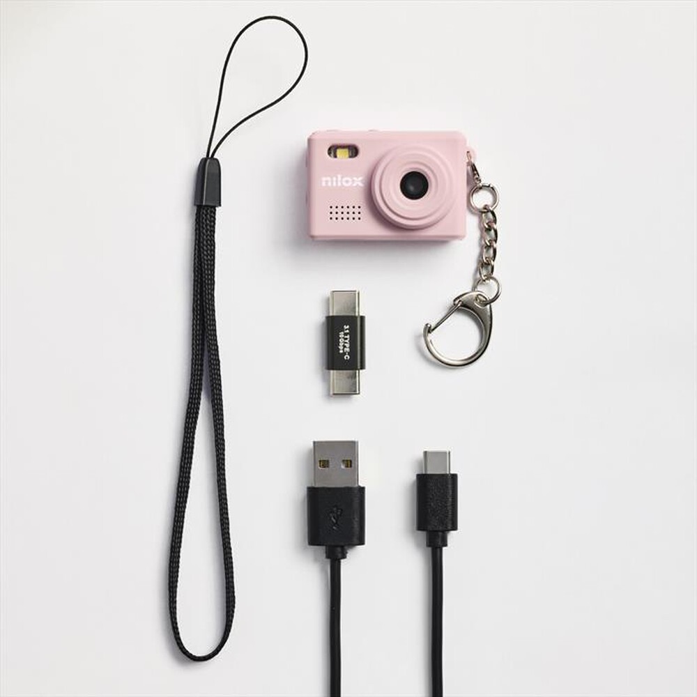 Immagine del prodotto NILOX - MINI ACTION CAM PORTACHIAVI NXACCARRYCAMPK-ROSA