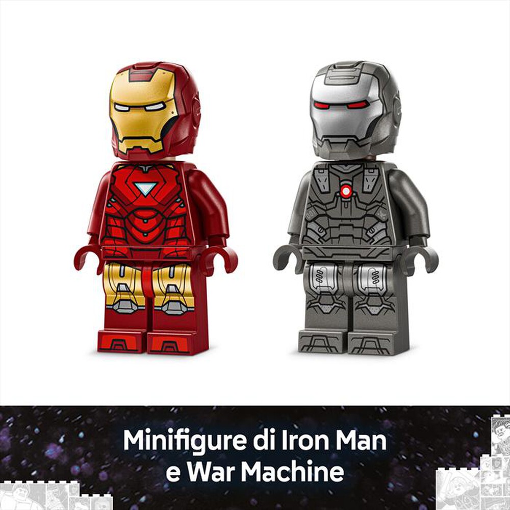 Immagine del prodotto LEGO - Iron Man e War Machine vs I droni di Hammer 76320