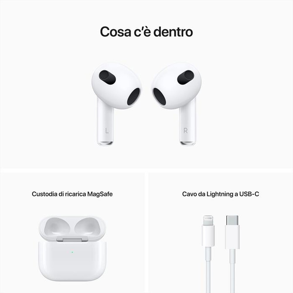 Immagine del prodotto APPLE - AirPods (3rd generation) with MagSafe ChargingCase
