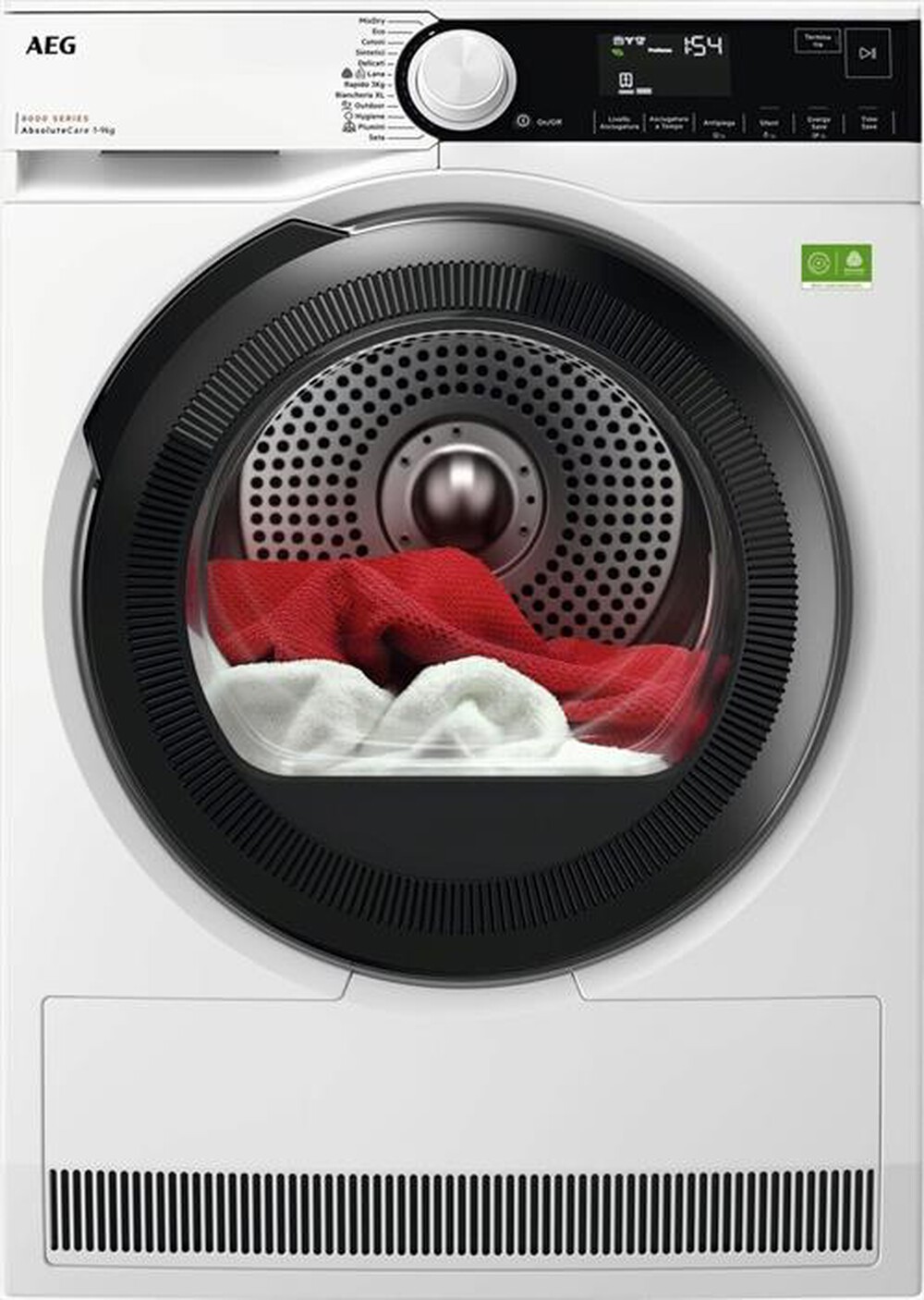 Immagine del prodotto AEG - Asciugatrice 9Kg TR8HD9A Classe A-Bianco