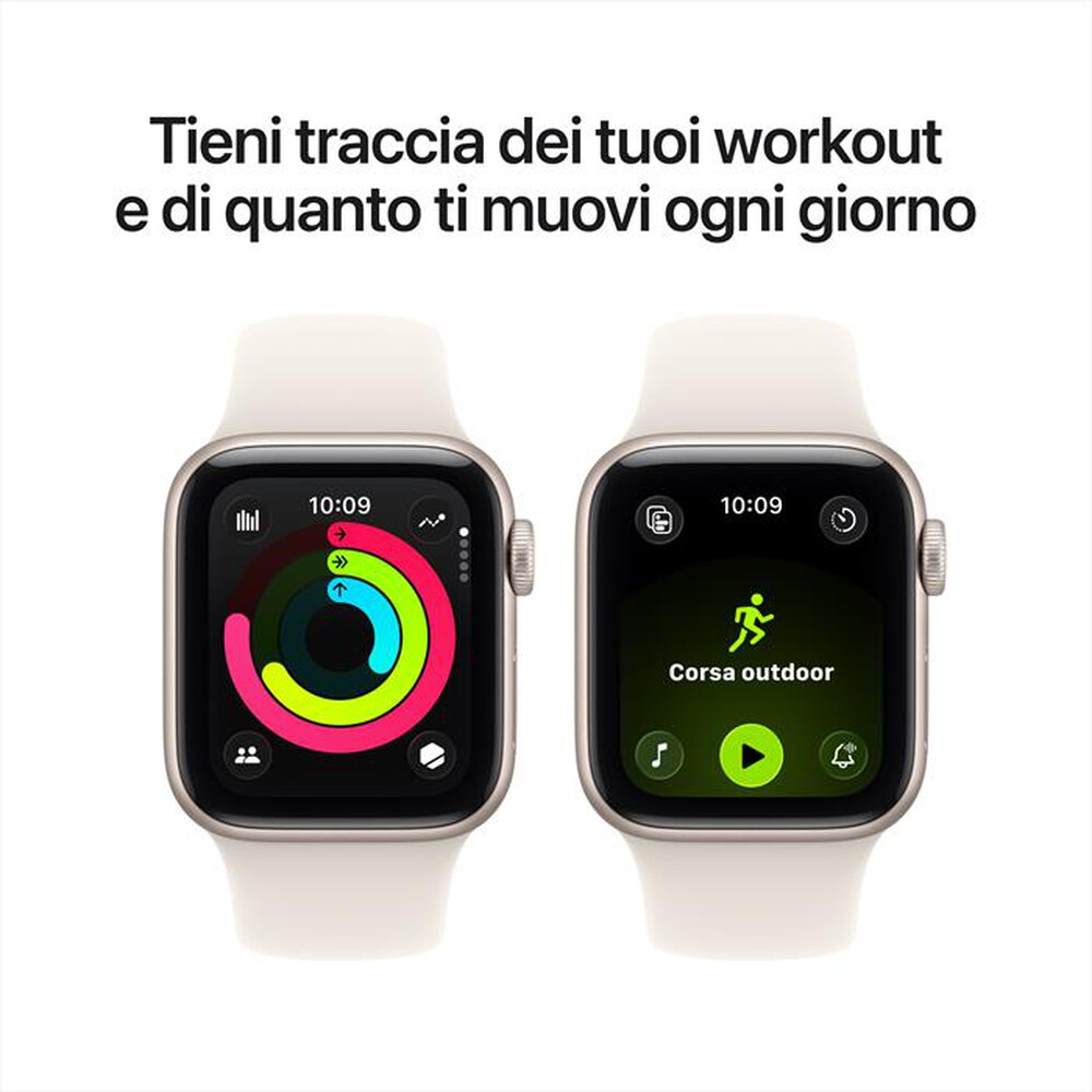 Immagine del prodotto APPLE - Watch SE 3 GPS + Cellular 40mm Alluminio-Sport Band Galassia - S/M