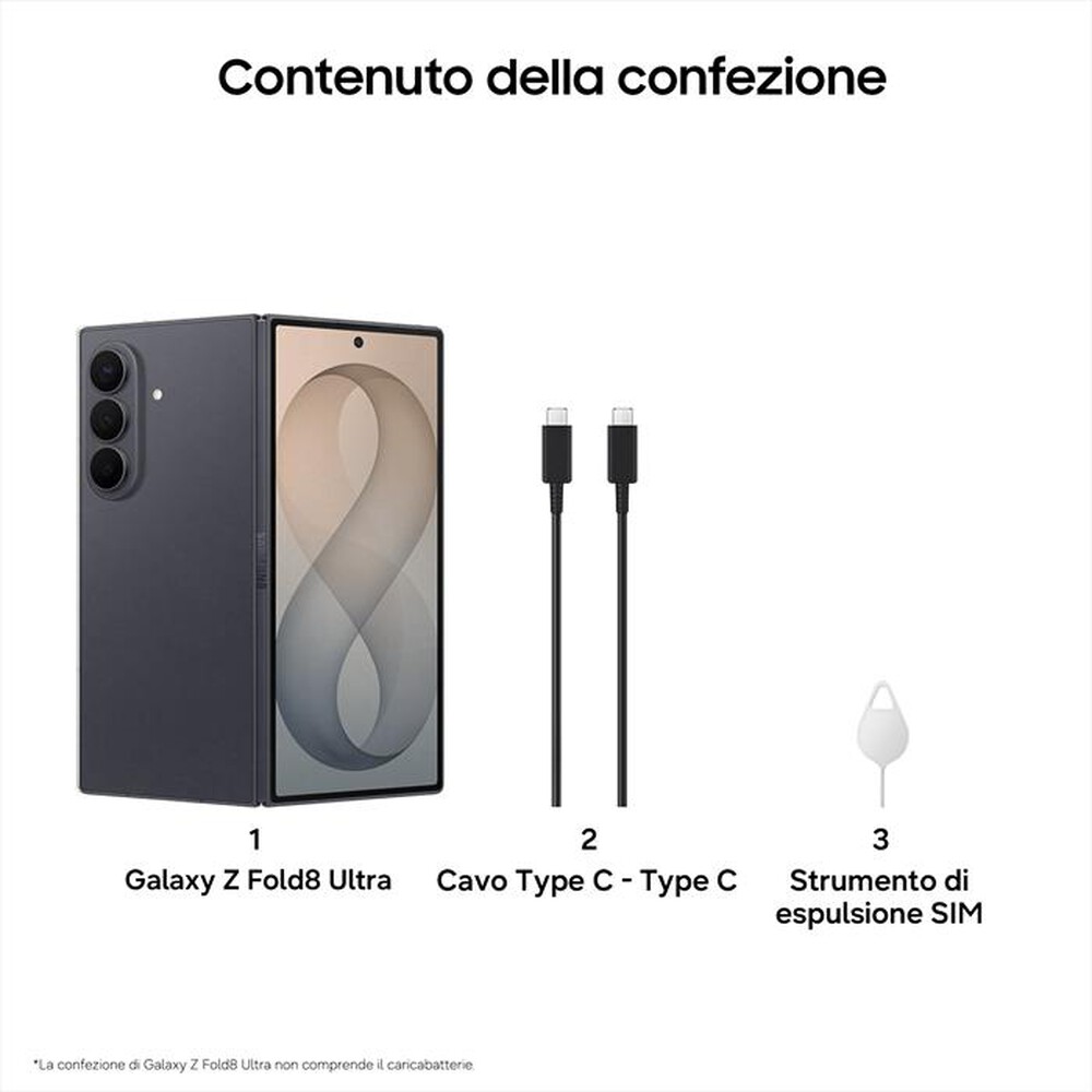 Immagine del prodotto SAMSUNG - Galaxy Z Fold8 Ultra 12+256GB-Graphite