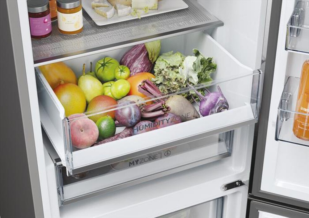 Immagine del prodotto HAIER - Frigorifero combinato HDPW5620ANPD Classe A 409 lt-Platino
