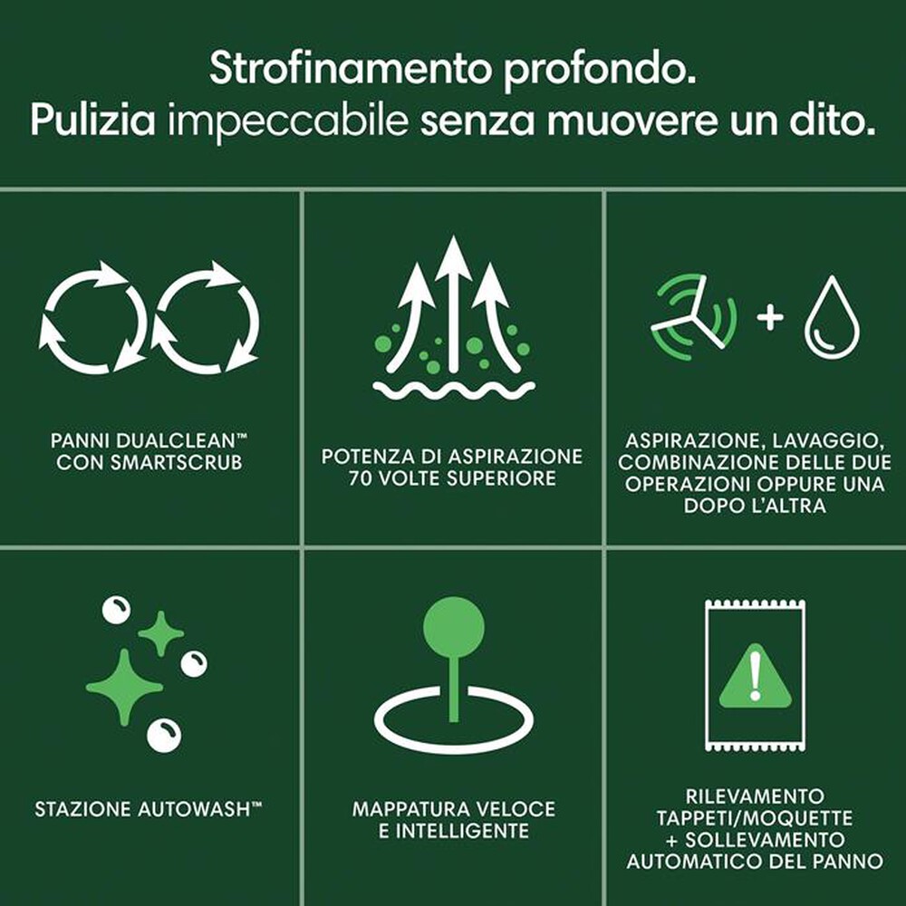 Immagine del prodotto iROBOT - Robot aspirapolvere lavapavimenti Roomba 405 combo-Black