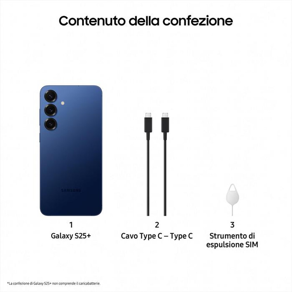 Immagine del prodotto SAMSUNG - Smartphone Galaxy S25+ 256GB-Navy
