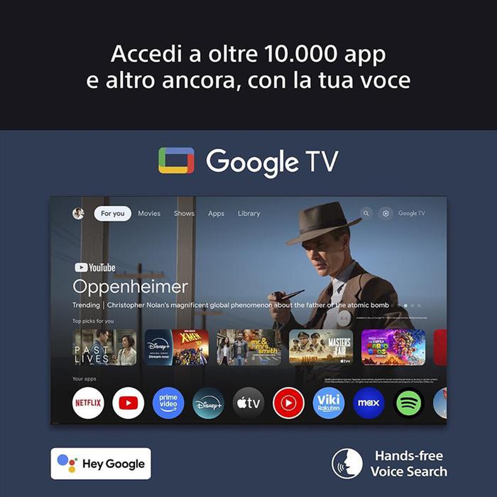 Immagine del prodotto SONY - SMART TV BRAVIA XR QD-OLED 4K 55" K55XR8M25BP.CEI-Nero