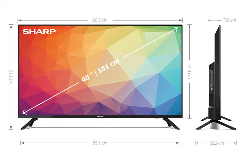 Immagine del prodotto SHARP - Smart TV LED FHD 40" 40FG7EA-Nero