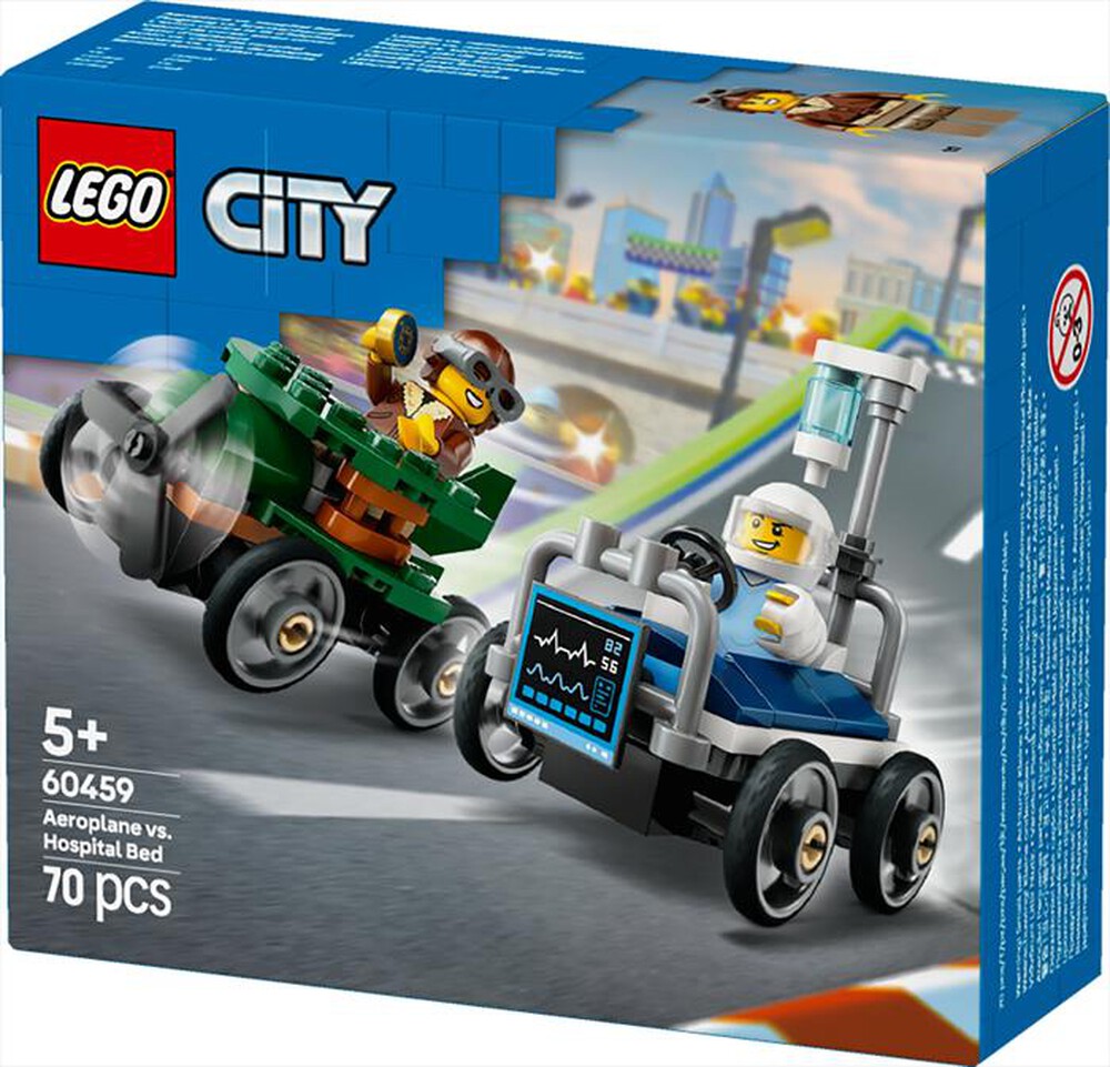Immagine del prodotto LEGO - CITY Veicoli da corsa aereo letto d&rsquo;ospedale 60459