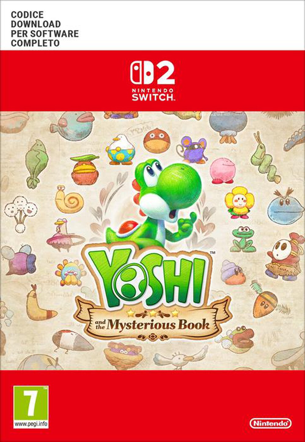 Immagine del prodotto NINTENDO - YOSHI AND THE MYSTERIOUS BOOK - CODICE DOWNLOAD