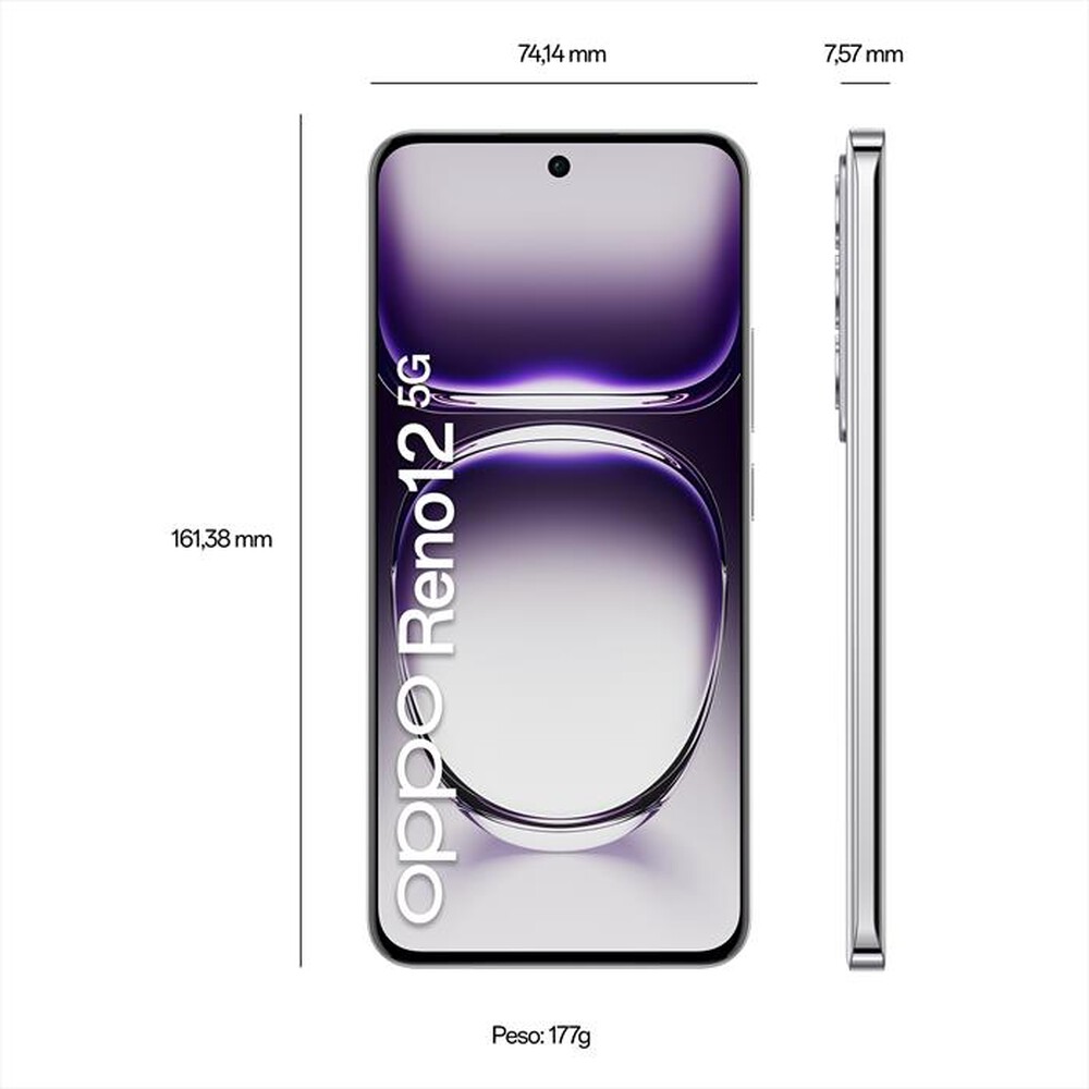 Immagine del prodotto OPPO - Smartphone RENO12 5G 12+256-ASTRO SILVER