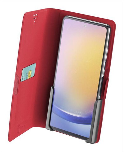 CELLULARLINE - Custodia a libro SLIDE & CLICK Taglia M-Rosso