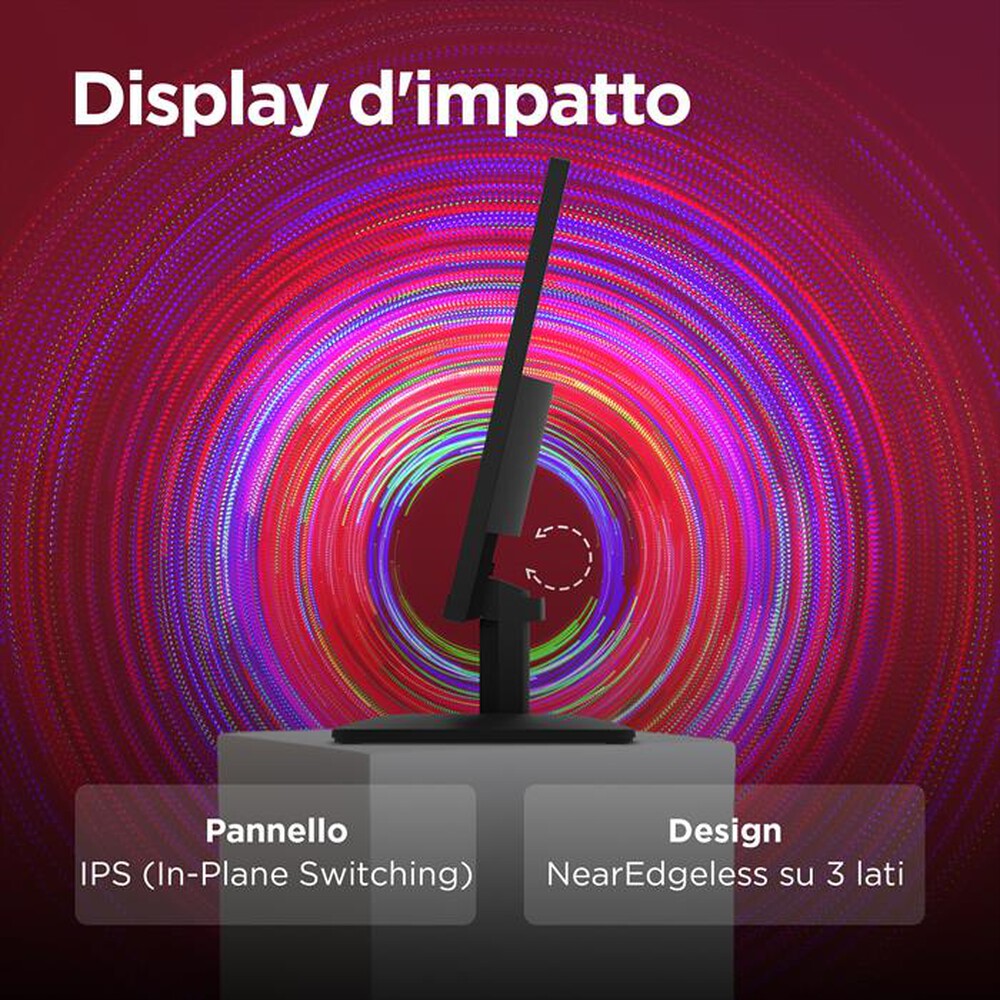 Immagine del prodotto LENOVO - Monitor WLED FHD 27" L27-4E-Raven black
