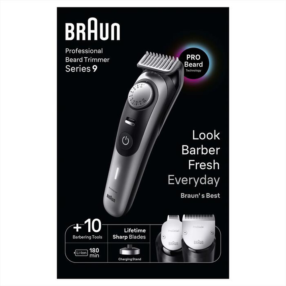 Immagine del prodotto BRAUN - Regolabarba BT9420-NERO/GRIGIO