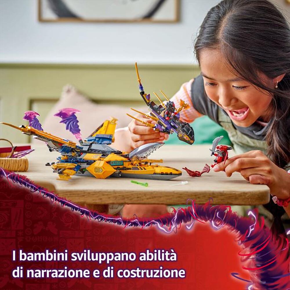 Immagine del prodotto LEGO - NINJAGO Jet Super Storm di Ras e Arin 71833