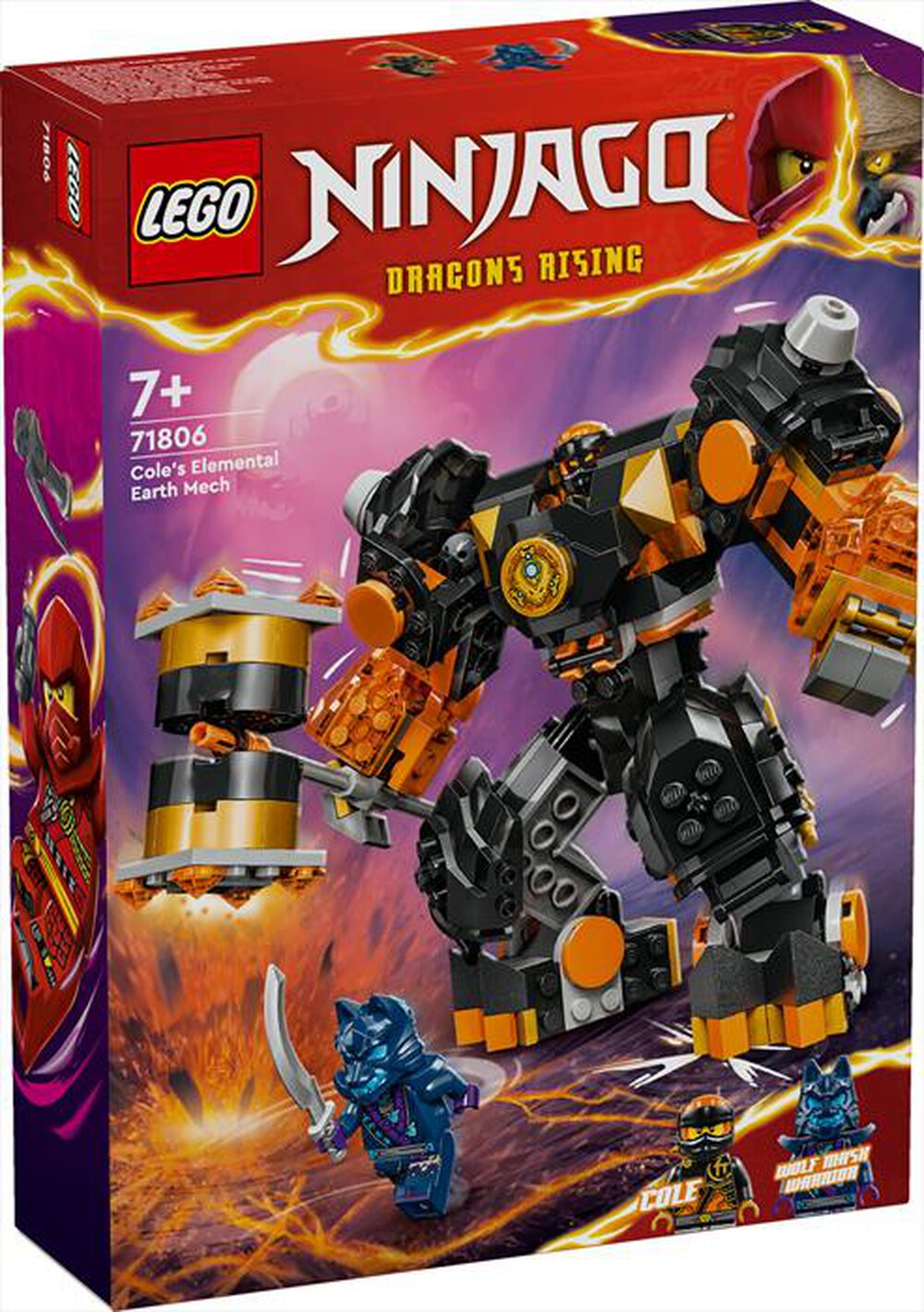 Immagine del prodotto LEGO - NINJAGO Mech elemento Terra di Cole 71806