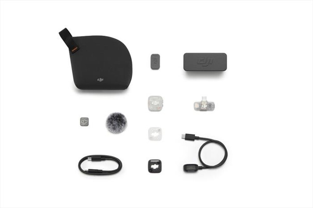 Immagine del prodotto DJI - MIC MINI 2S (1 TX+1 MOBILEBRX+CASE)-Trasparente/Grigio