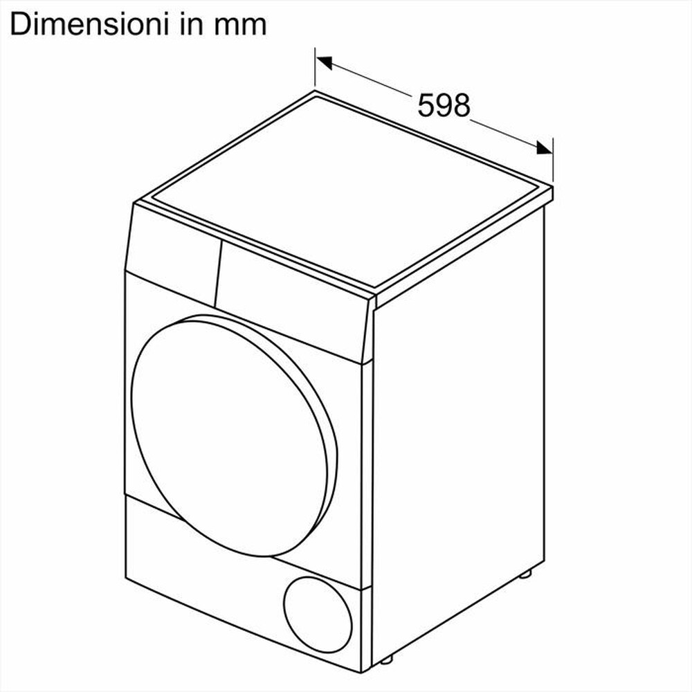 Immagine del prodotto BOSCH - Asciugatrice Serie 6 WQG233DRIT 8Kg Classe C-Grigio antracite